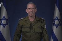 Israeli military spokesperson Rear Adm. Daniel Hagari