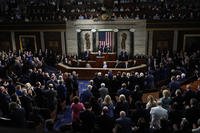 Joint meeting of Congress at the Capitol