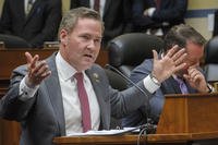 Rep. Mike Waltz speaks during a hearing on Capitol Hill