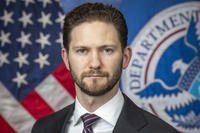 Philip Hegseth at DHS headquarters in Washington