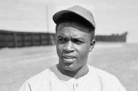 Baseball Player Jackie Robinson with the Montreal Royals
