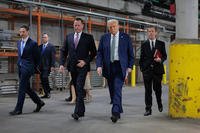 U.S. President Donald Trump and Richard Grenell, President of The Kennedy Center Board of Trustees