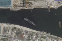 refloated North Korean destroyer after it suffered a failed launch