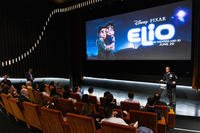 Chief Master Sgt. of the Space Force John F. Bentivegna at a screening of &quot;Elio&quot;