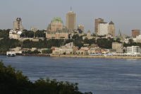 The skyline of Quebec City