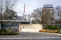 A view of the U.S. Permanent Mission, in Geneva, Switzerland.