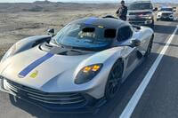 Aston Martin Valhalla pulled over by police