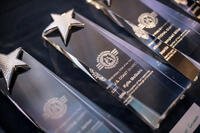 'Military Child of the Year' awards wait to be presented to past honorees at an awards gala. (Operation Homefront)