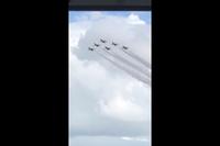 Thunderbirds Perform Flyover at 2021 Daytona 500