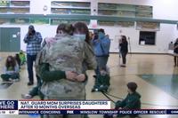 National Guard Mom Surprises Daughters after 10 Months Overseas