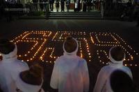 Ukrainian Students Light Candles to Remember 659 Children Killed in Conflict With Russia