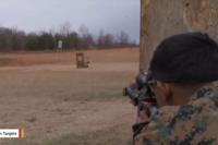 Marines Use Autonomous Robots for Shooting Practice