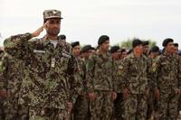 Afghan Army’s Spec4ce Forest Uniforms (U.S. Marine Corps photo by Cpl. Alejandro Pena)