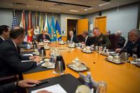 President Donald Trump speaks to members of the National Security Council at the Pentagon in Washington, D.C., July 20, 2017 (DOD/U.S. Army Sgt. Amber I. Smith)