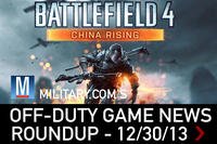 12/30/13 Off-Duty Game News Roundup