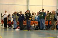 Vietnam veterans and their families participate in the Vietnam Veterans Welcome Home Ceremony on May 20, 2017, at Fort McCoy, Wis. Scott T. Sturkol/Army