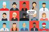 Illustration with people asking &quot;What Are my job qualifications?&quot;
