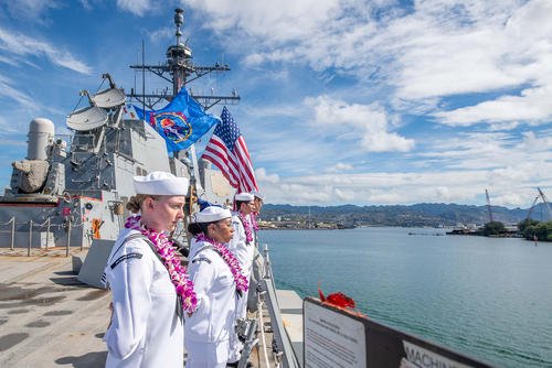 Arleigh Burke-class guided-missile destroyer USS Daniel Inouye