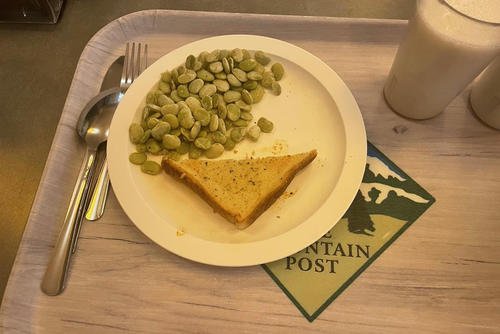 Soldiers were recently served toast and lima beans for dinner at Fort Carson