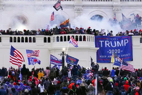 Rioters storm the West Front of the U.S. Capitol, Jan. 6, 2021