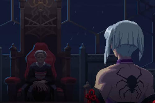 A screenshot from the video game 'Ninja Gaiden: Ragebound.'